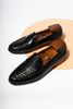 GIÀY LƯỜI ADAM LOAFER đen đan - GTX002D