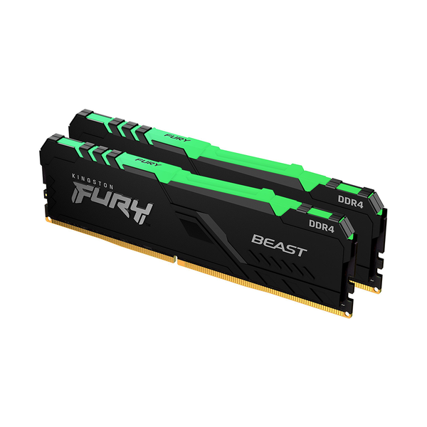 Ram PC Kingston Fury Beast RGB 32GB 3200MHz DDR4 (2x16GB)