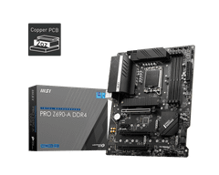 MSI PRO Z690-A (Intel Z690, Socket 1700, ATX, 4 khe RAM DDR4)