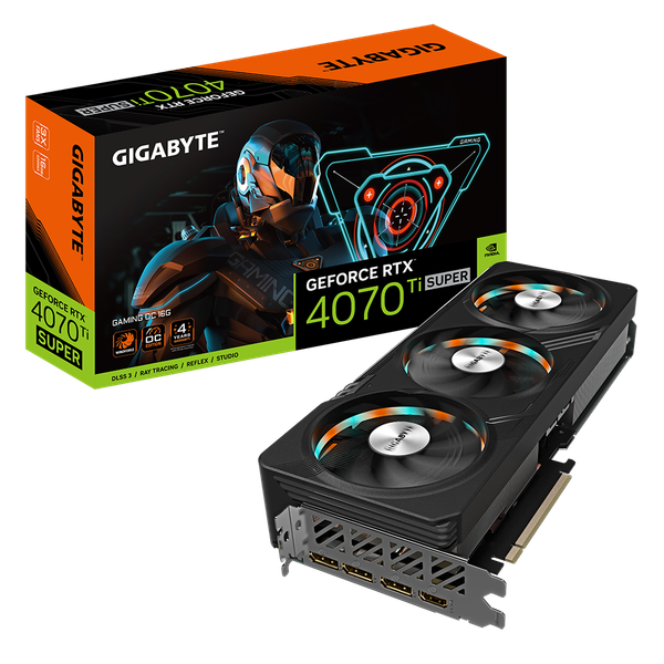 Card màn hình Gigabyte RTX 4070 Ti SUPER GAMING OC 16GB