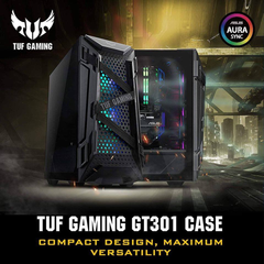 CASE ASUS TUF GAMING GT301 - tặng 3 fan led ARGB chính hãng ASUS