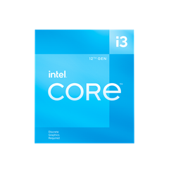 CPU Intel Core i3 12100F  (3.30 Up to 4.30GHz | 12MB | 4C 8T | Socket 1700 | Alder Lake | No GPU | 58W)