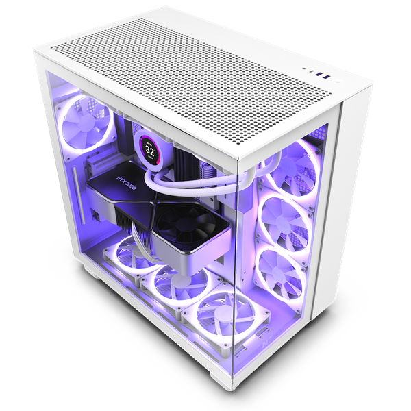 Case NZXT H9 Flow White