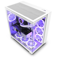 Case NZXT H9 Flow White