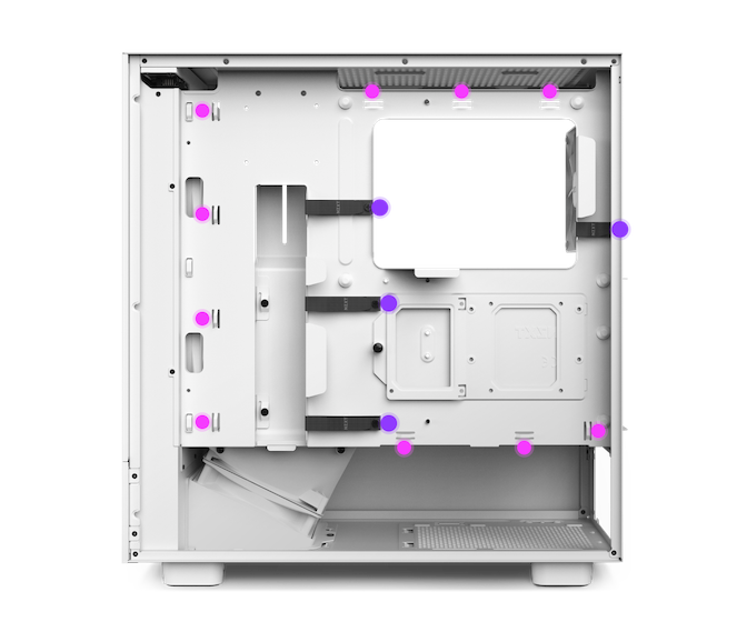 Case NZXT H5 Flow White RGB