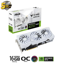 VGA ASUS TUF Gaming GeForce RTX™ 4070 Ti SUPER White OC Edition 16GB GDDR6X