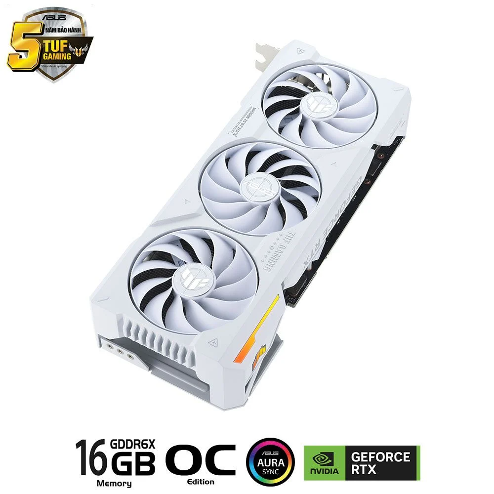 VGA ASUS TUF Gaming GeForce RTX™ 4070 Ti SUPER White OC Edition 16GB GDDR6X