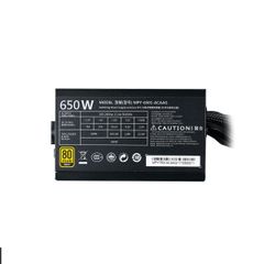 Nguồn Cooler Master MWE Gold 650w (80 Plus Gold/Màu Đen)