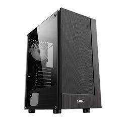 Case Sama 3301 kèm 3Fan RGB  (ATX, MicroATX, Mini-ITX)