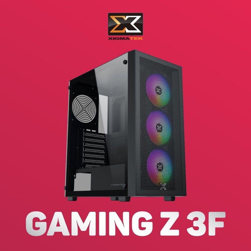 VỎ CASE XIGMATEK GAMING Z 3F (ATX/MID TOWER  / 3 FAN RGB)