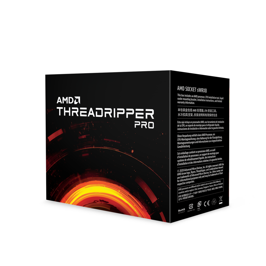 AMD Ryzen Threadripper Pro 3955WX / 3.9GHz Boost 4.3GHz / 16 nhân 32 luồng / 64MB / sWRX80