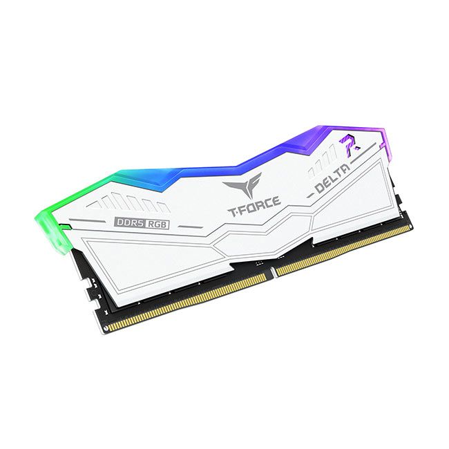 Ram TEAM T Force Delta White RGB 32GB (2x16GB) DDR5 5200Mhz