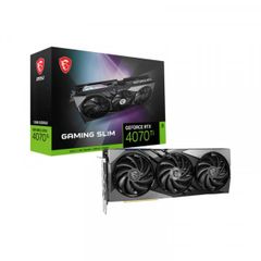 VGA MSI GeForce RTX™ 4070 Ti GAMING X SLIM 12G – 12GB GDDR6X