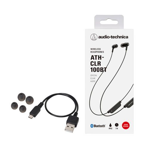 Tai nghe Bluetooth Audio technica ATH CLR100BT WHITE