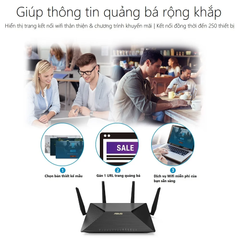 Bộ định tuyến WiFi 5 ASUS BRT-AC828 chuẩn AC2600 (Doanh nghiệp)