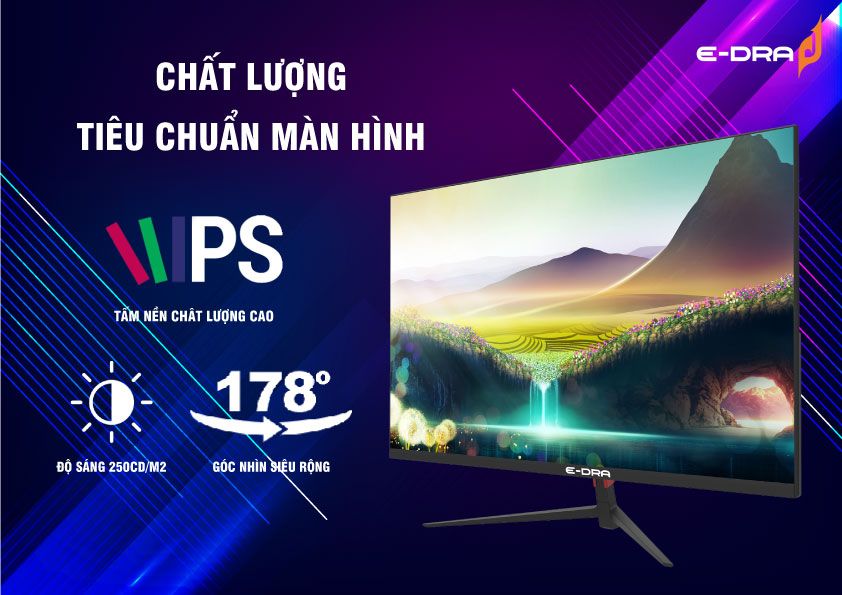 Màn Hình edra 27in EGM27F100 (27Inch/ Full HD/ 1ms/ 100HZ/ 250cd/m2/ IPS)