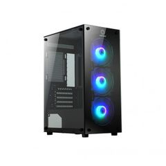 CASE COOLERPLUS PROONE CPC G315 ĐEN KÈM 4 FAN LED RAINBOW NEW