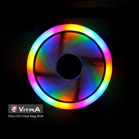 Fan Case Vitra Leo Dual Ring RGB