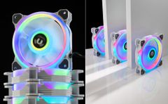 Fan case Thermaltake Riing Quad 12 RGB White (3-Fan Pack)