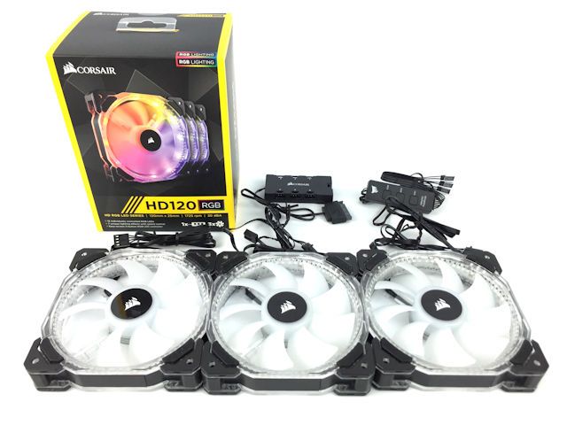 Fan Case Corsair HD120 RGB 3 Fan Pack
