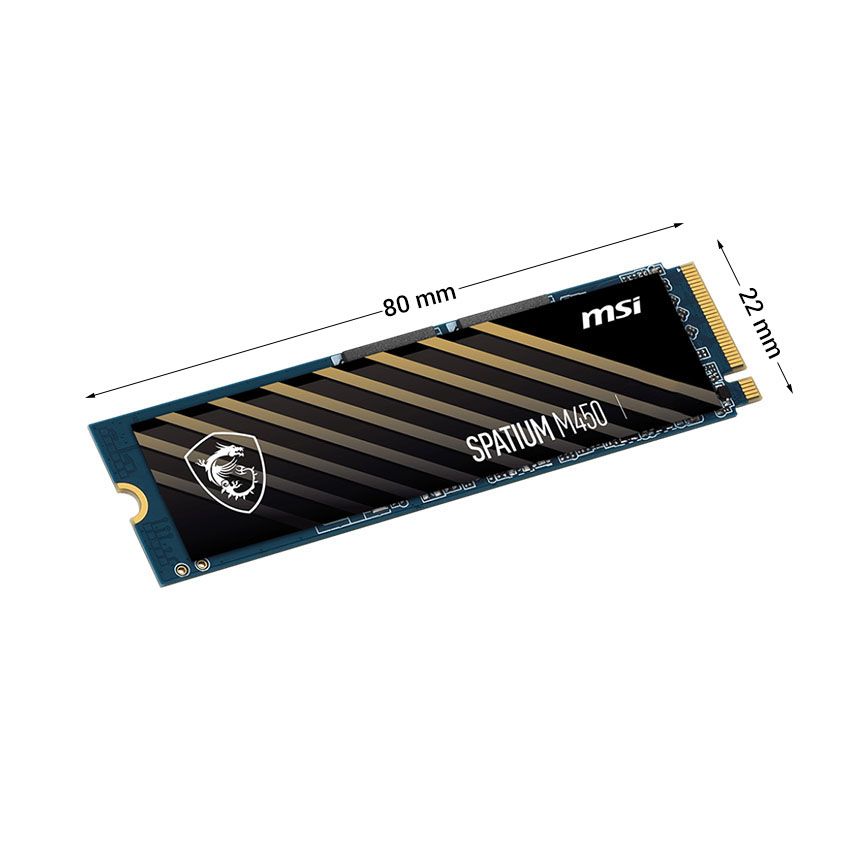 SSD MSI SPATIUM M450 500GB PCIe 4.0 NVMe M.2