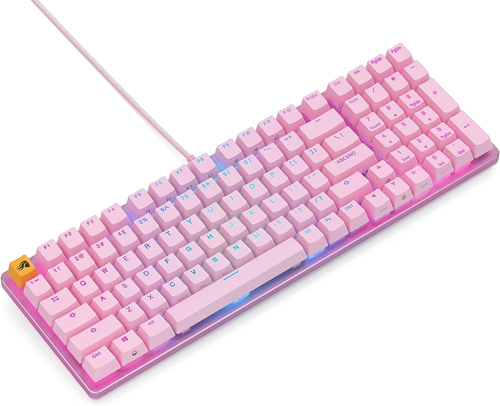 Bàn phím cơ Glorious GMMK2 95% Full Size (Pre-Built) - Pink