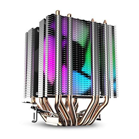 Darkflash L6 Dual - Tower 6 Ống Đồng(Fan Led Rainbow)