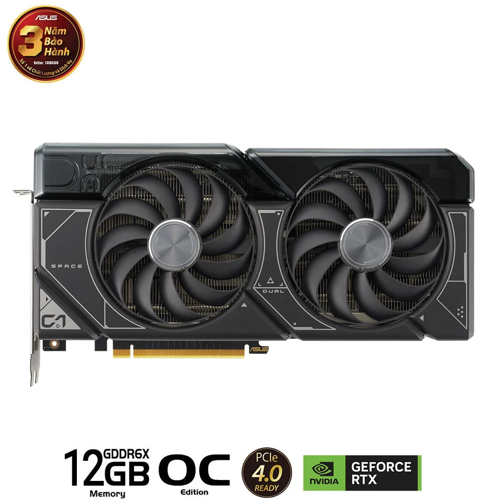 ASUS Dual GeForce RTX 4070 OC Edition 12GB GDDR6X