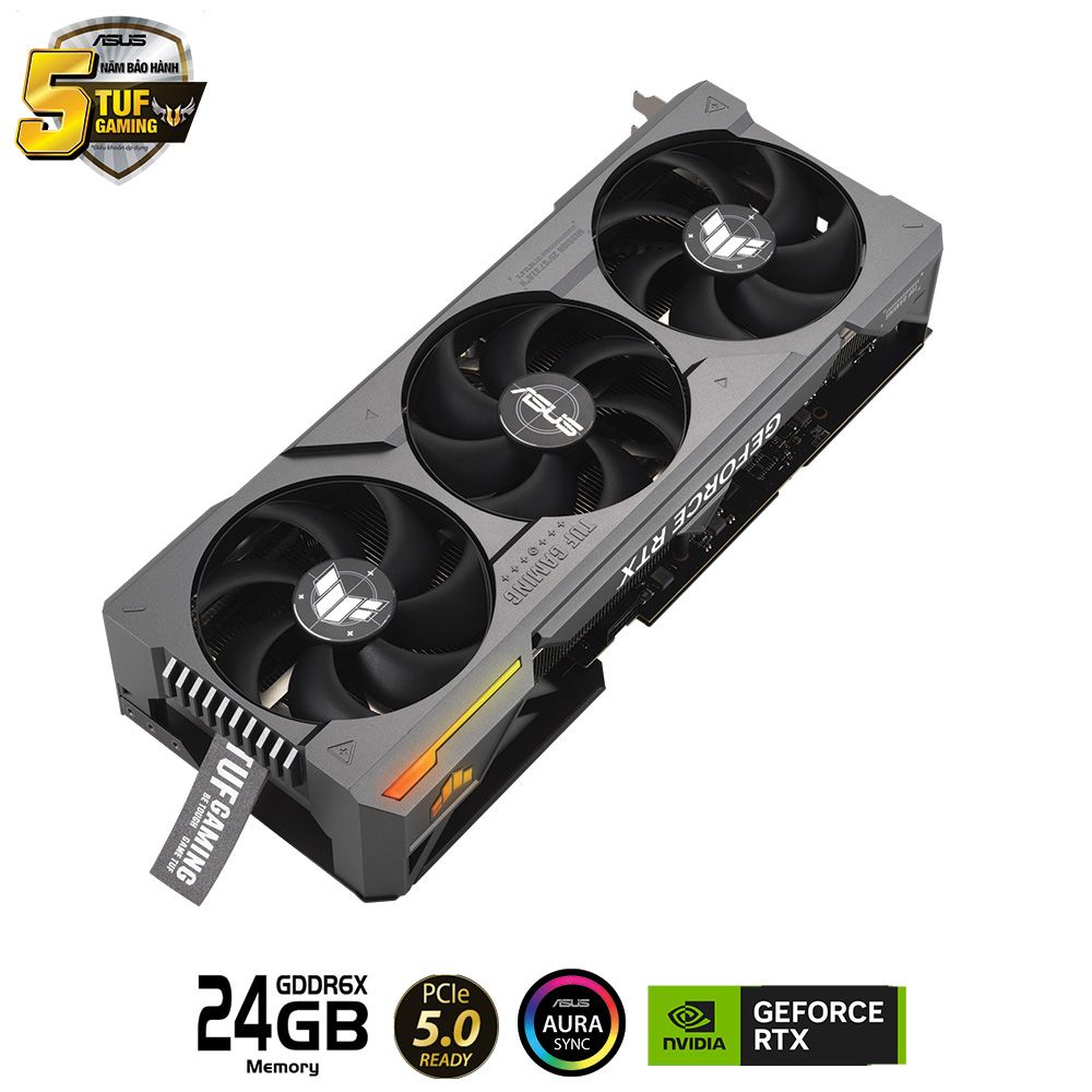 Card màn hình ASUS TUF RTX 4090 24G GAMING PCIe 5.0 24GB GDDR6X Aura Sync