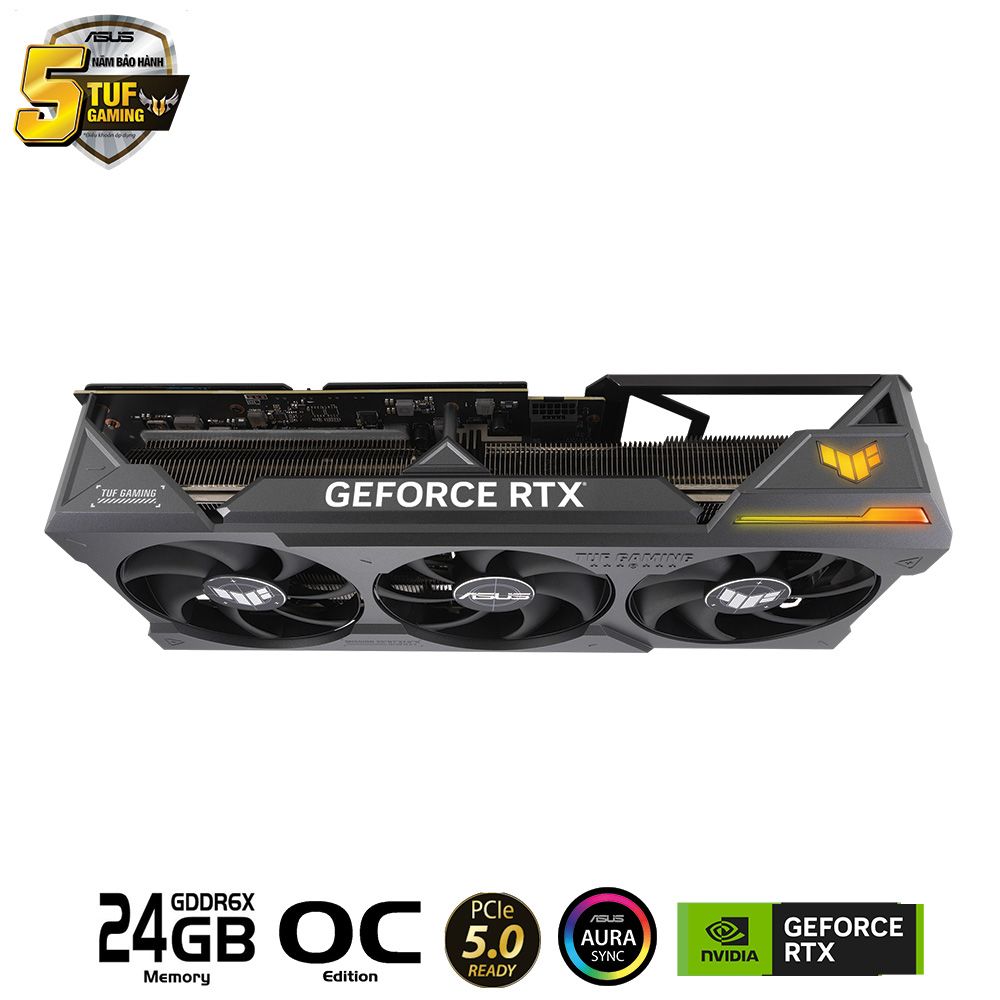 Card màn hình ASUS TUF RTX 4090 O24G GAMING PCIe 5.0 24GB GDDR6X Aura Sync