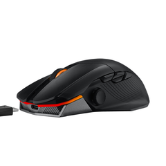 CHUỘT GAMING KHÔNG DÂY ASUS ROG CHAKRAM X ORIGIN (RGB WIRELESS + BLUETOOTH + USB) - 90MP02N1-BMUA00