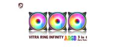 FAN VITRA RING INFINITY ARGB 3 IN 1 AURA SYNC BLACK