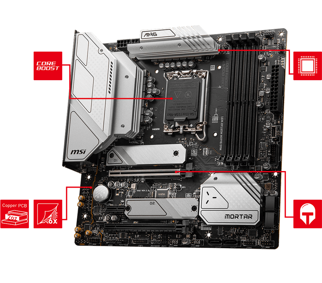 Mainboard MSI MAG B660M MORTAR WIFI DDR5