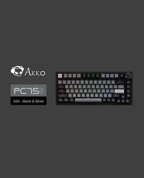 AKKO PC75B Plus / Black & Silver