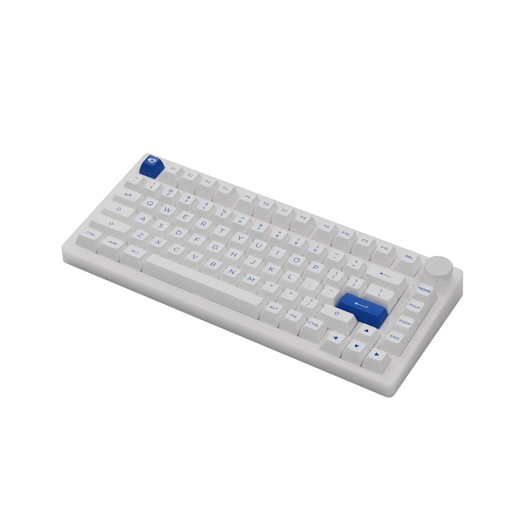 AKKO PC75B Plus /  Blue on White