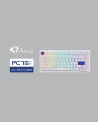 AKKO PC75B Plus /  Blue on White