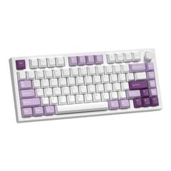 Bàn phím FL-Esports GP75 CPM White Body Taro Purple RGB K-box (Red/Brown)