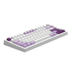Bàn phím FL-Esports GP75 CPM White Body Taro Purple RGB K-box (Red/Brown)