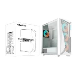 Case GIGABYTE C301 Glass White