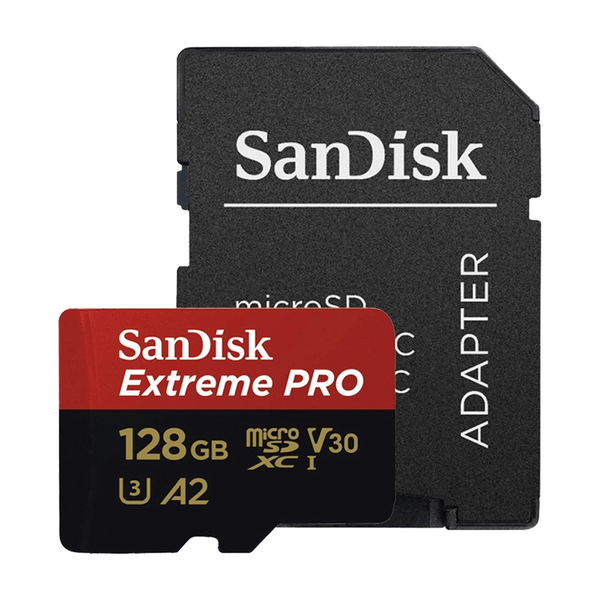 Thẻ Nhớ MicroSDXC SanDisk Extreme Pro V30 A2 128GB 200MB/s SDSQXCD-128G-GN6MA