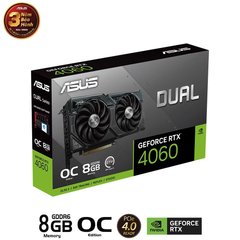 Card Màn Hình ASUS Dual GeForce RTX 4060 Evo OC Edition 8GB (DUAL-RTX4060-O8G)