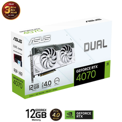 ASUS Dual GeForce RTX 4070 White Edition 12GB GDDR6X