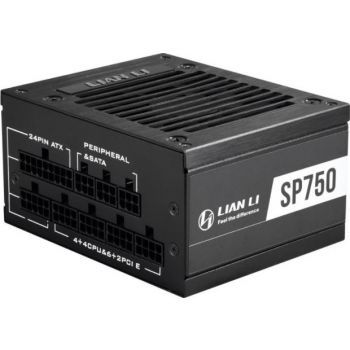 Nguồn Lian Li SP750 750W 80 Plus Gold Certified Power Supply, Fully Modular, Active PFC, SFX Form Factor Black