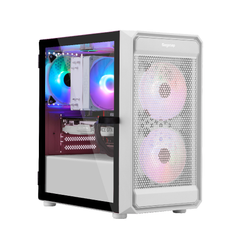 Case SEGOTEP ARTIST 2F RGB white (Sẵn 2 fan RGB)