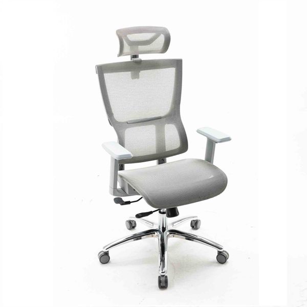 Ghế công thái học ergonomic WARRIOR – Hero series – WEC506 ( Xám/Đen)