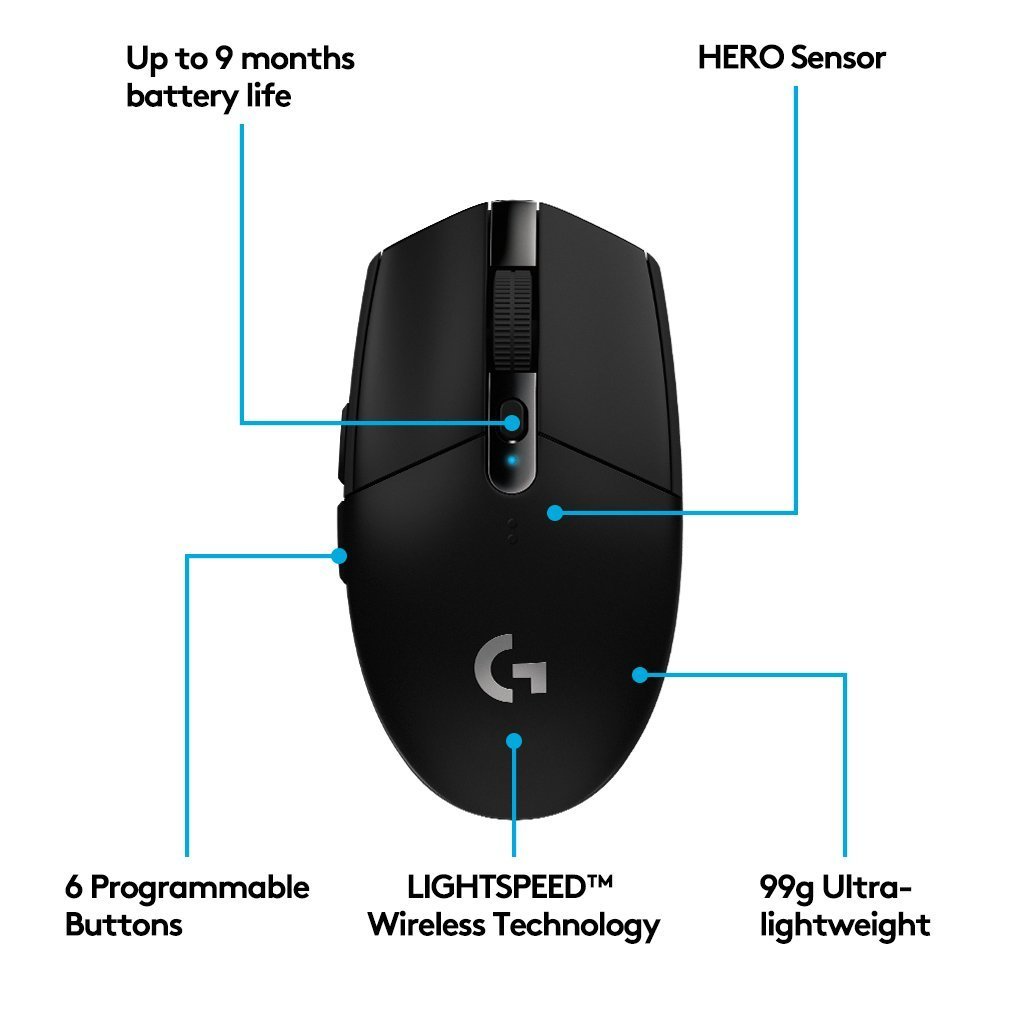 Chuột Logitech G304 Lightspeed Wireless