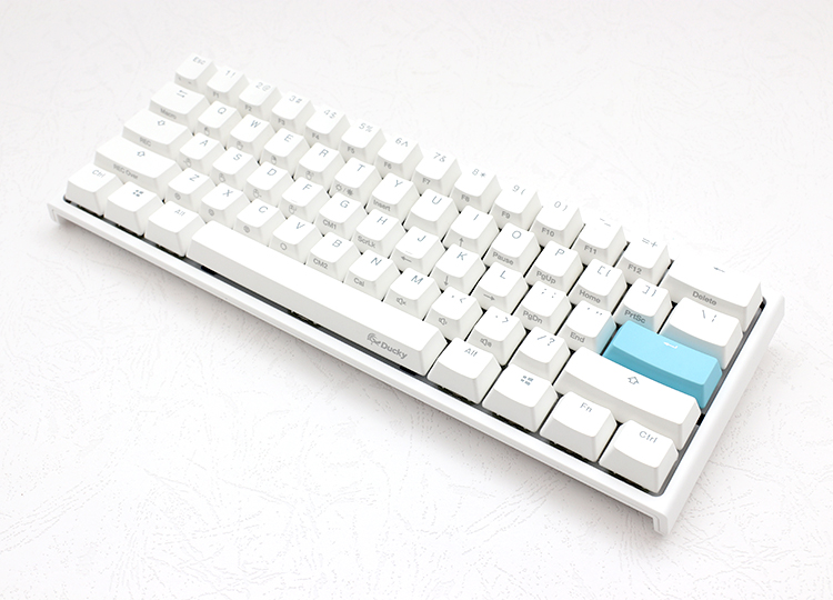 Bàn phím cơ Ducky One 2 Mini RGB Pure White