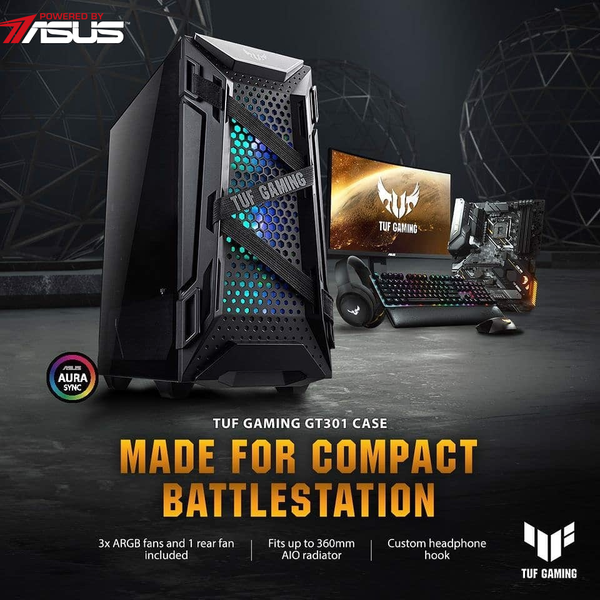 BỘ PC HOTGEAR FULL ASUS TUF INTEL i3 13100F/ MAIN B660 / DDR4 16GB / SSD 500GB M.2 NVME