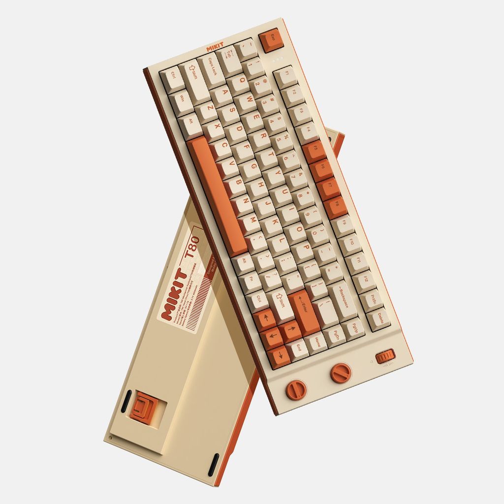 Bàn Phím Cơ MIKIT T80 HAZEL CHOC Red switch RGB