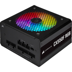 Nguồn Corsair CX550F RGB Black 80 Plus Bronze - Full Modul -CP-9020216-NA